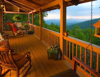 custom log home