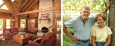 Almost Heaven Log Home