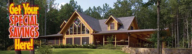 custom log home