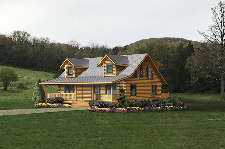 Mount Vernon Log Home