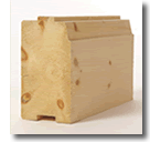 V Notch Log Siding