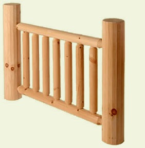 Rustic Round Railing